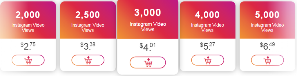 Instagram Views packages on Buycheapestfollowers