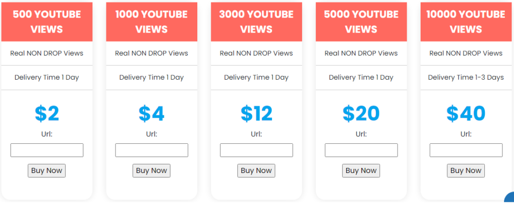 Real Youtube Views packages on Buyyoutubviews