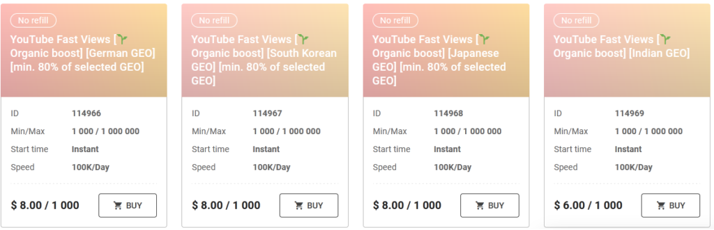 Real Youtube Views packages on Views Biz