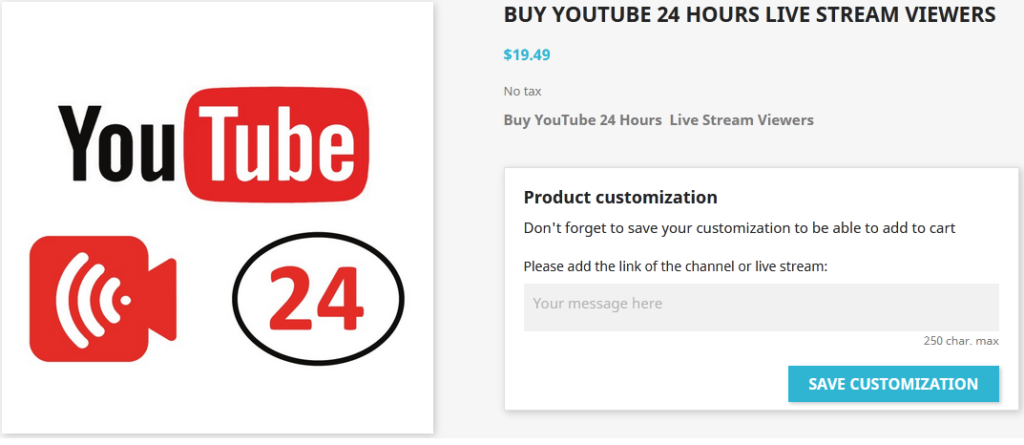 Youtube LiveStream Views packages on Likes-Views