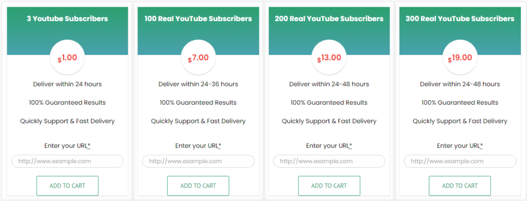 Youtube-Subscribers-packages-on-BuyLikesViews