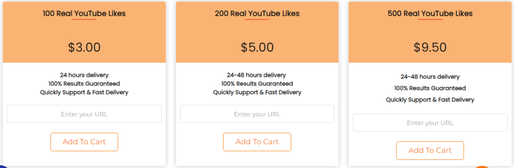 youtube-likes-packages-on-BuyViewsLikes